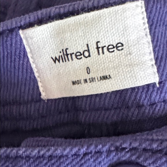 Aritzia Wilfred Free Modern Utility Pant Purple Cargo Relaxed Fit Size 0 - Picture 11 of 11